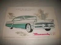 1956 MONARCH DELUXE SALES BROCHURE. RARE FRENCH LANGUAGE ISSUE.