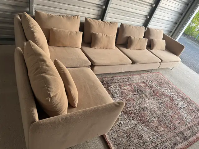 Ikea SÖDERHAMN Sectional, 5-seat corner, with open end /Viarp be62863280108547122