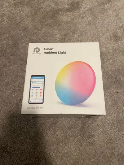 Brighten up your space with this new DreamEgg Smart Ambient Light, featuring customizable colours an...