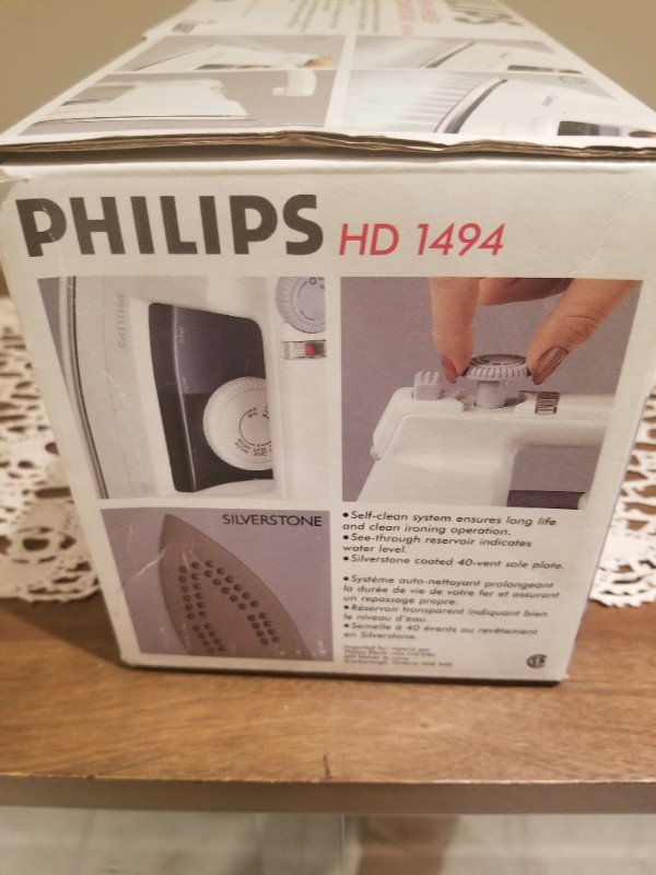 Phillips Comfort 400 Iron - HD-1494 - NEW! in Irons & Garment Steamers in Markham / York Region - Image 4