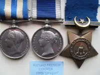 EGYPT 1882 Campaign medal - COOPER RN (Royal Navy)