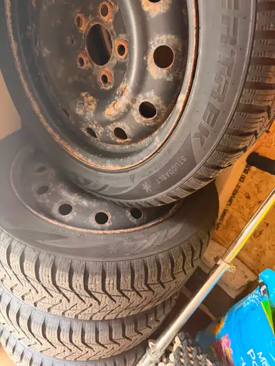 16" Certified Wintertek tire package from a Mazda 3 sport. Tires have been used about 4 seasons but...