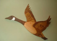 Intarsia Artwork - Canada Goose