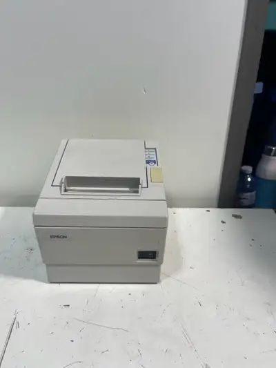 This is a used Epson TM-T88II thermal receipt printer, perfect for any point-of-sale system needing...