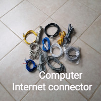Computer internet 
Connector cord 
$1 ea.