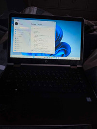 HP X360 Touchscreen laptop