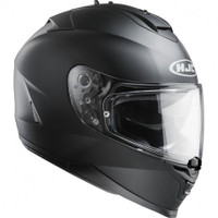Motorcycle helmet -Casque de moto HJC IS-17 noir mat plein