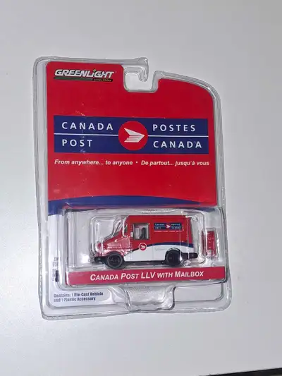 - Canada Post LLV with mailbox - 2022 Greenlight - 1/64 scale diecast truck - $15