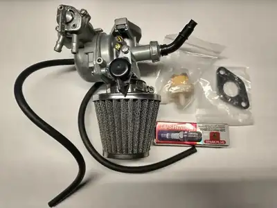 Brand new carburetor 22mm for 110cc-125cc ATV,motorcycle,go kart.Comes with spark plug.air and fuel...