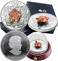 2019 $50 THE BUMBLE BEE AND THE BLOOM - PURE SILVER COIN