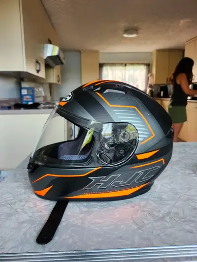 Barely used hjc cs-r3 helmet . Medium size $75