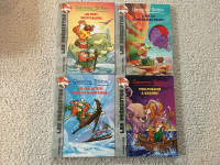 Lot de 4 livres pour enfants Geronimo Stilton Les préhistos