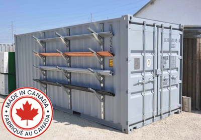 SHIPPING CONTAINER RACKS, SEACAN SHELVING, MEZZANINE, CANTILEVER, View more