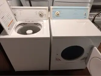 KENMORE TOP LOAD WASHER AND DRYER
