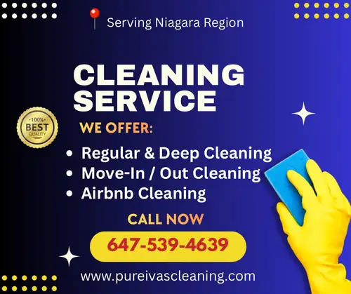 Professional Cleaning Company in Niagara Region & Hamilton ✔️ Airbnb Turnovers ✔️ Deep Cleaning ✔️ M...