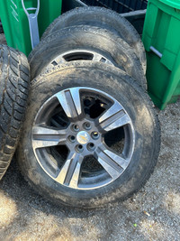3 sets of rims and rubber for sale