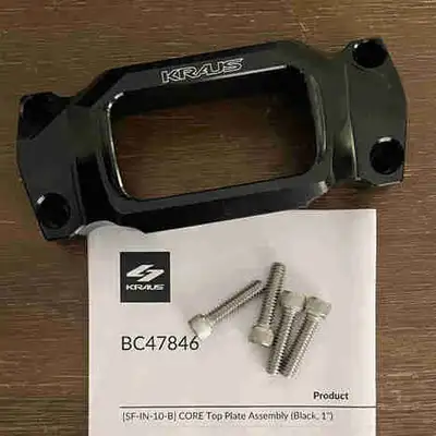 Kraus Moto - Street Bob/Lowrider ST/Breakout/etc. electronic instrument panel handlebar riser mounti...