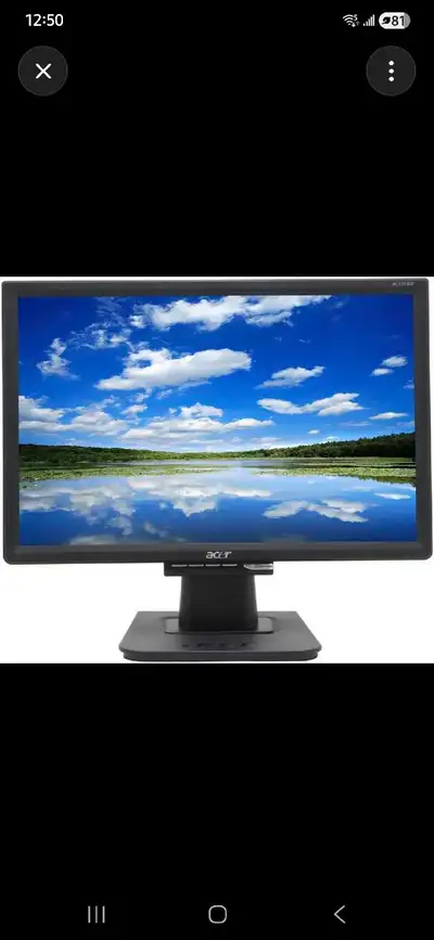 Acer AL1916W A LCD Monitor, View more