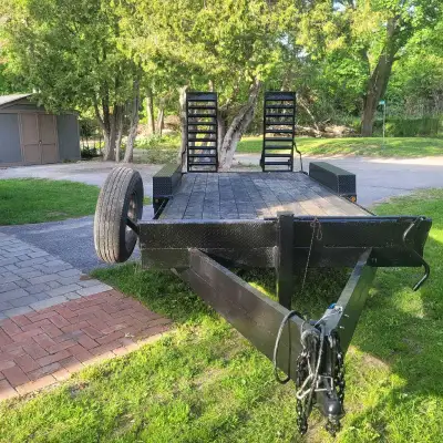 2017 Equipment/ Float / trailer... 16 feet plus 2 foot beavertail... Tandem 7000lb axels... Great sh...