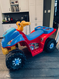 Paw Patrol power wheels quad in great condition