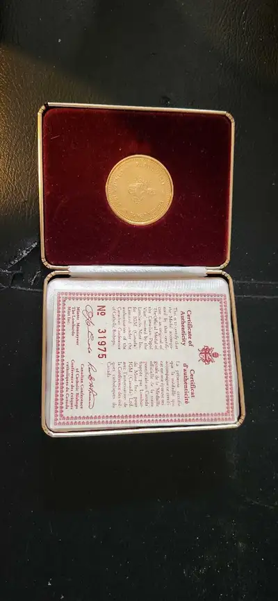 1984 Pope John Paul II Canada Visit Commemorative Medal w/ COA, View more