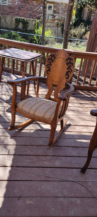 ANTIQUE QUEEN ANNE CHAIRS AND