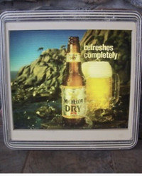 VINTAGE MICHELOB DRY BEER MOTION ADVERTISING LIGHT $65