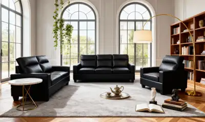 Leather Sofa Set 3+2+1 living room set (Christmas Offer), View more