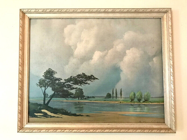 Vintage A. Houllier framed print. in Arts & Collectibles in Annapolis Valley