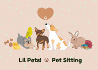 Small Pet Sitter - Little Pets! Small Dogs, Guinea Pig, Fish etc