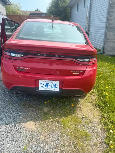 2013 Dodge Dart RalyE -Manual drive 123,000 km Certified Brand new windshield Brand new calipers and...