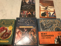 Fantastic Beasts LOT 5 Books cinematic character guide