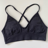 Lululemon size 8 Ebb To Street Bra black