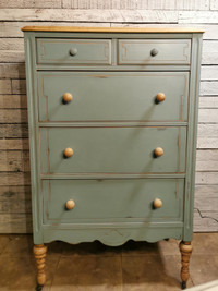 Small space antique dresser