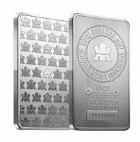 SELLING: 10 OUNCE SILVER ROYAL CANADIAN MINT SILVER BARS .9999