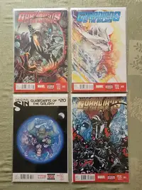 8 Guardians of the Galaxy comic books (Marvel Comics)