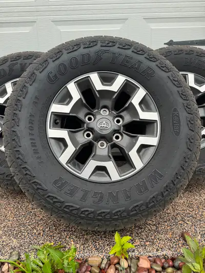 2023 Toyota Tacoma 16" OEM Wheels and Tires $1000 Used – like new 2023 OEM Alloy Rims & Tires RIMS -...