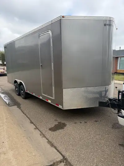 Selling my enclosed trailer. 2021 Bought new barely used E track and D rings installed for securing...