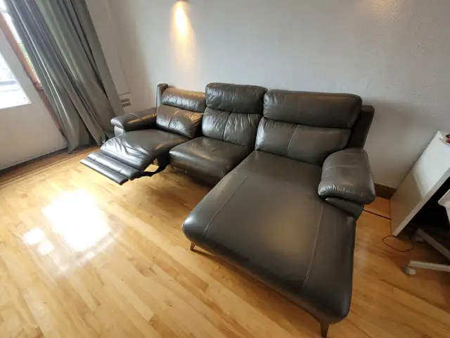 L-SHAPED SOFA, GENUINE LEATHER62863269613057121