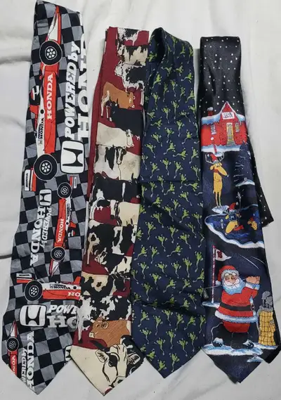 Assorted ties. I deliver!, View more