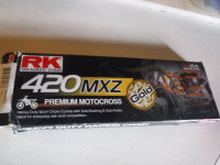RK 420 MXZ racing chain, new in box