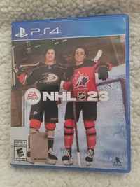 ***PS4, NHL 23 Game, With Case, Like New!!***