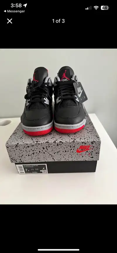 Youth/Men size 7 Air Jordan 4 , View more