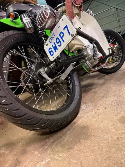 1982 Honda C70 custom 150cc Logan modified engine Manual 5 spd Manual clutch Can show running Comes...