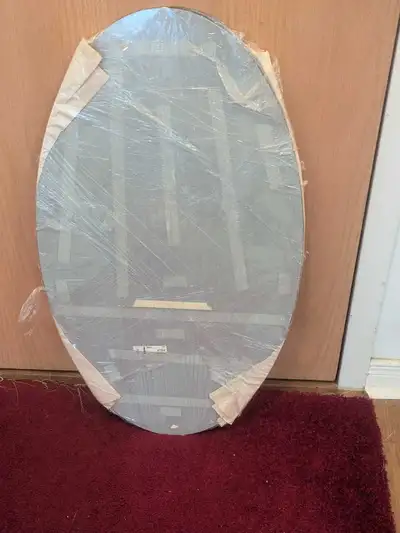 The NEW SEALED Ikea Kolja OVAL Mirror is is retired and is a stylish and modern addition to any bath...