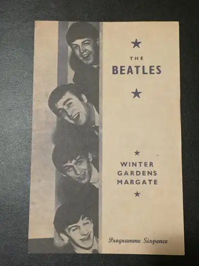 THE Vintage Reprint of July 8, 1963 Concert  Program The Beatles, View more