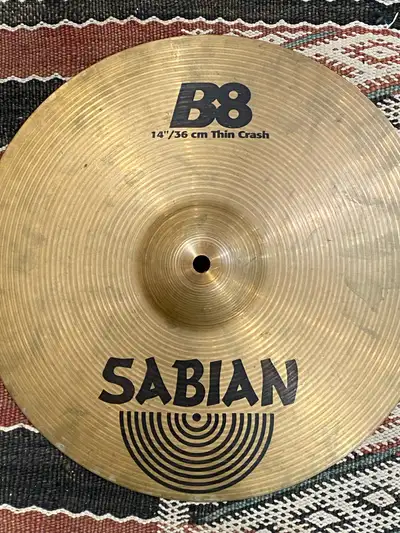 Sabian 14” Crash Cymbal, View more