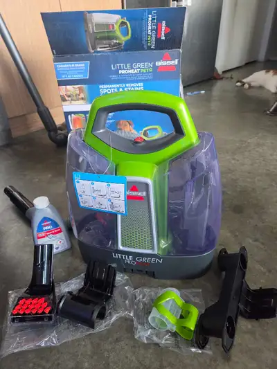 Bissell Little Green ProHeat Pet Carpet cleaner NEW, View more