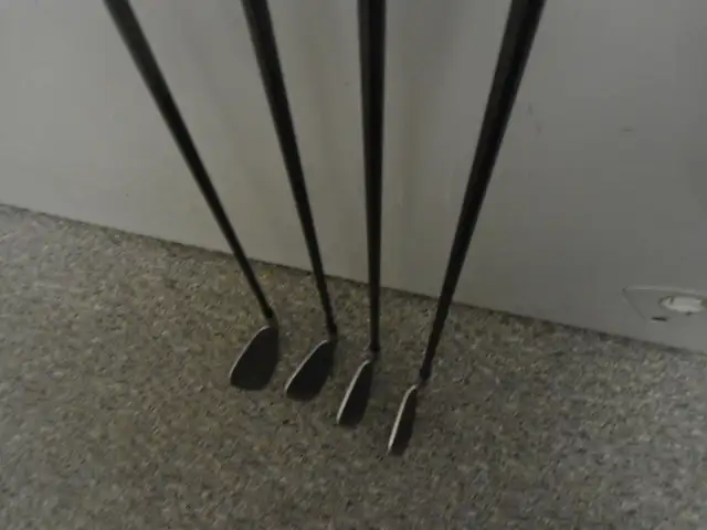 FOUR RIGHT HANDED WILSON PROSTAFF GOLF IRONS in Golf in Sudbury - Image 2
