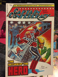 5 captain confederacy comics 80s 90s